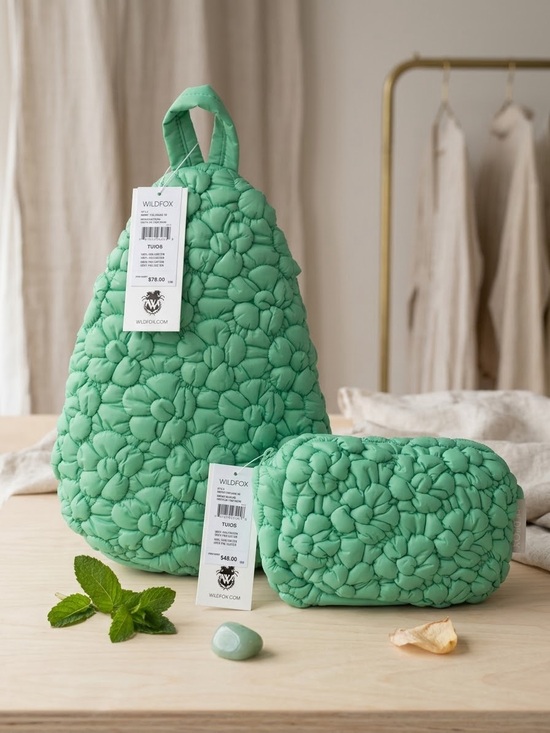 Wildfox Handbags - MSRP $126 - Wildfox Green Quilted sling bag and belt bag